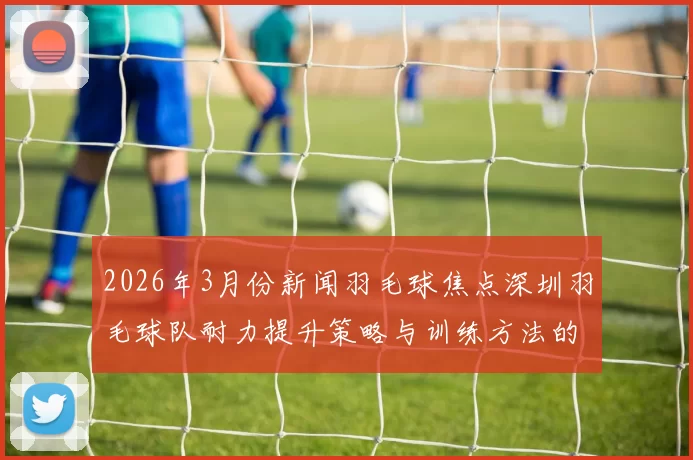 2026年3月份新闻羽毛球焦点深圳羽毛球队耐力提升策略与训练方法的深入探讨
